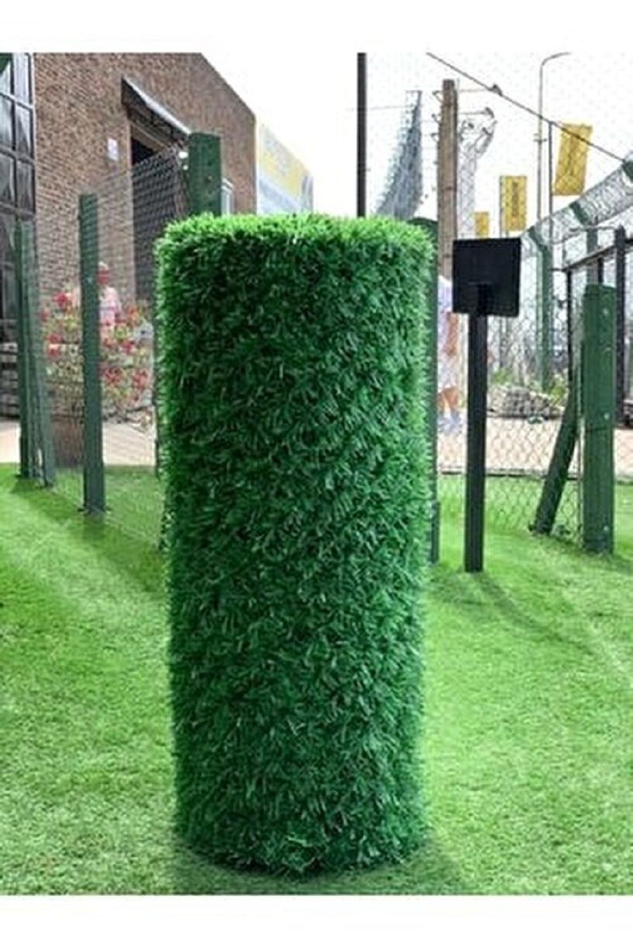 ( 75 cm x 10 mt ) çim çit bahçe teli çit teli yeşil sargılı tel