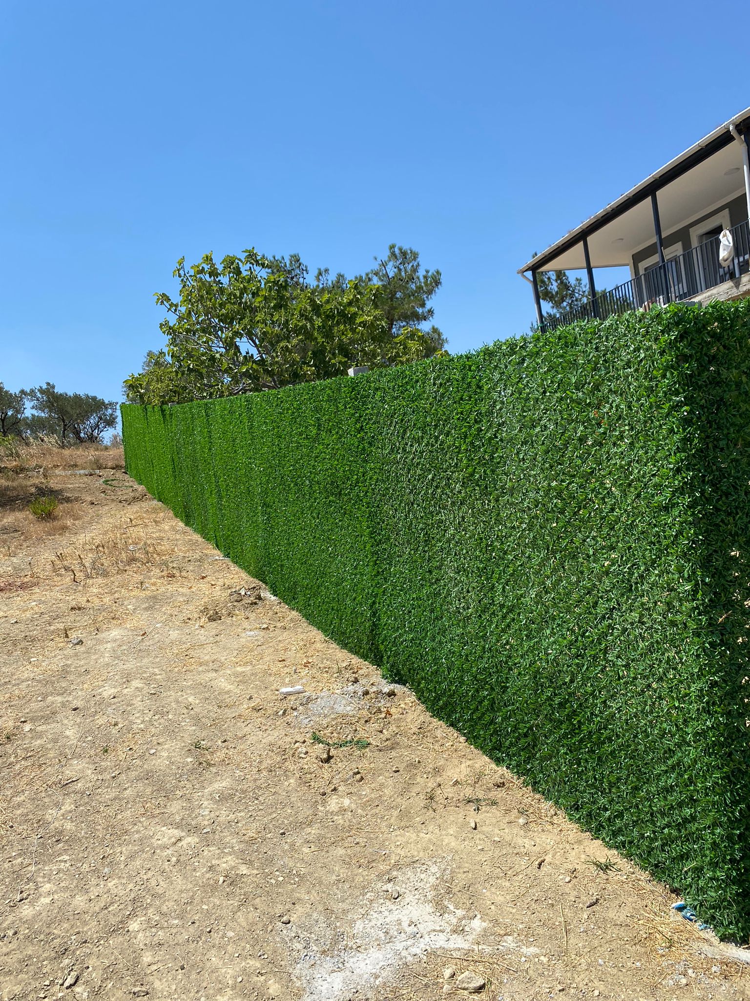 ( 175 cm x 8 mt ) Çim çit yeşil bahçe çiti çit teli örgü teli