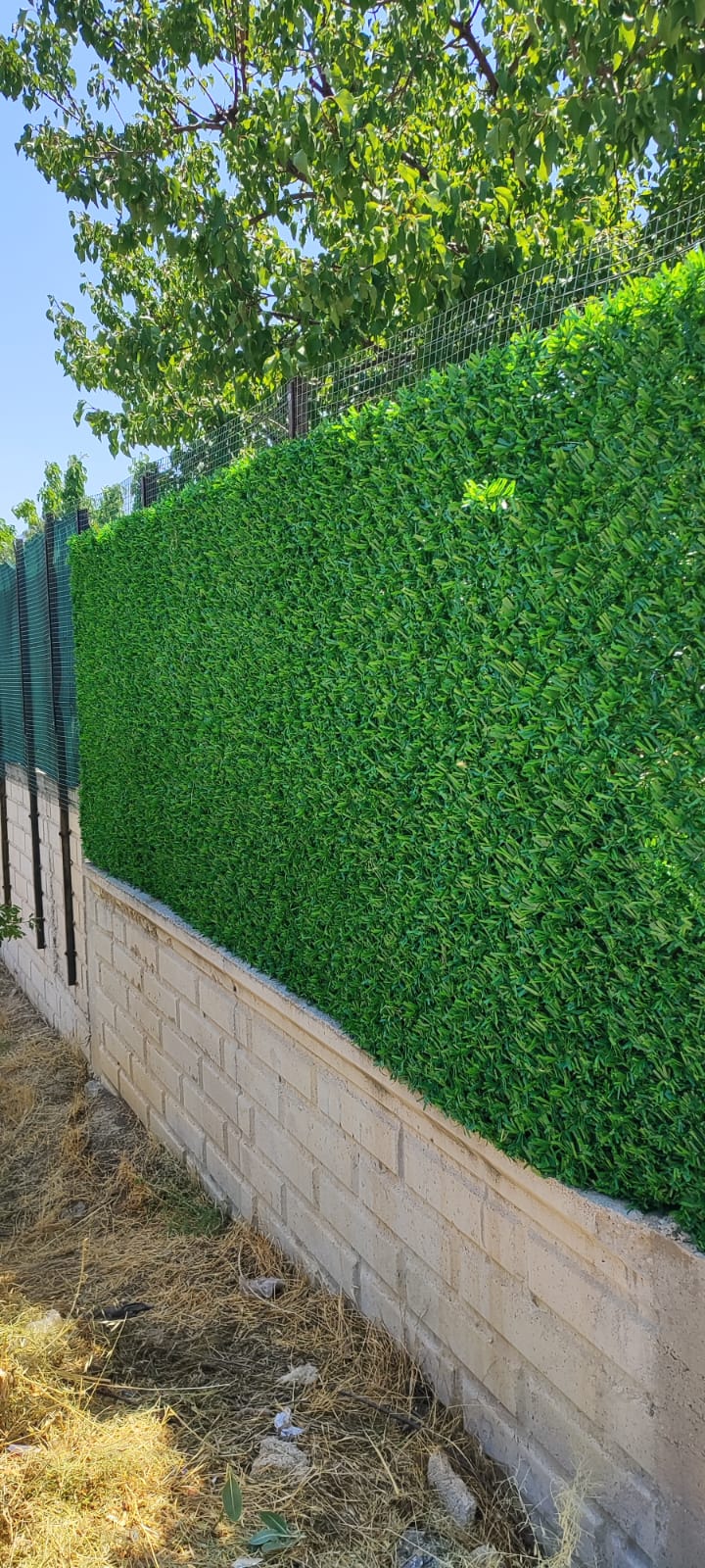 ( 120 cm x 7 mt ) Çim çit yeşil bahçe çiti çit teli örgü teli