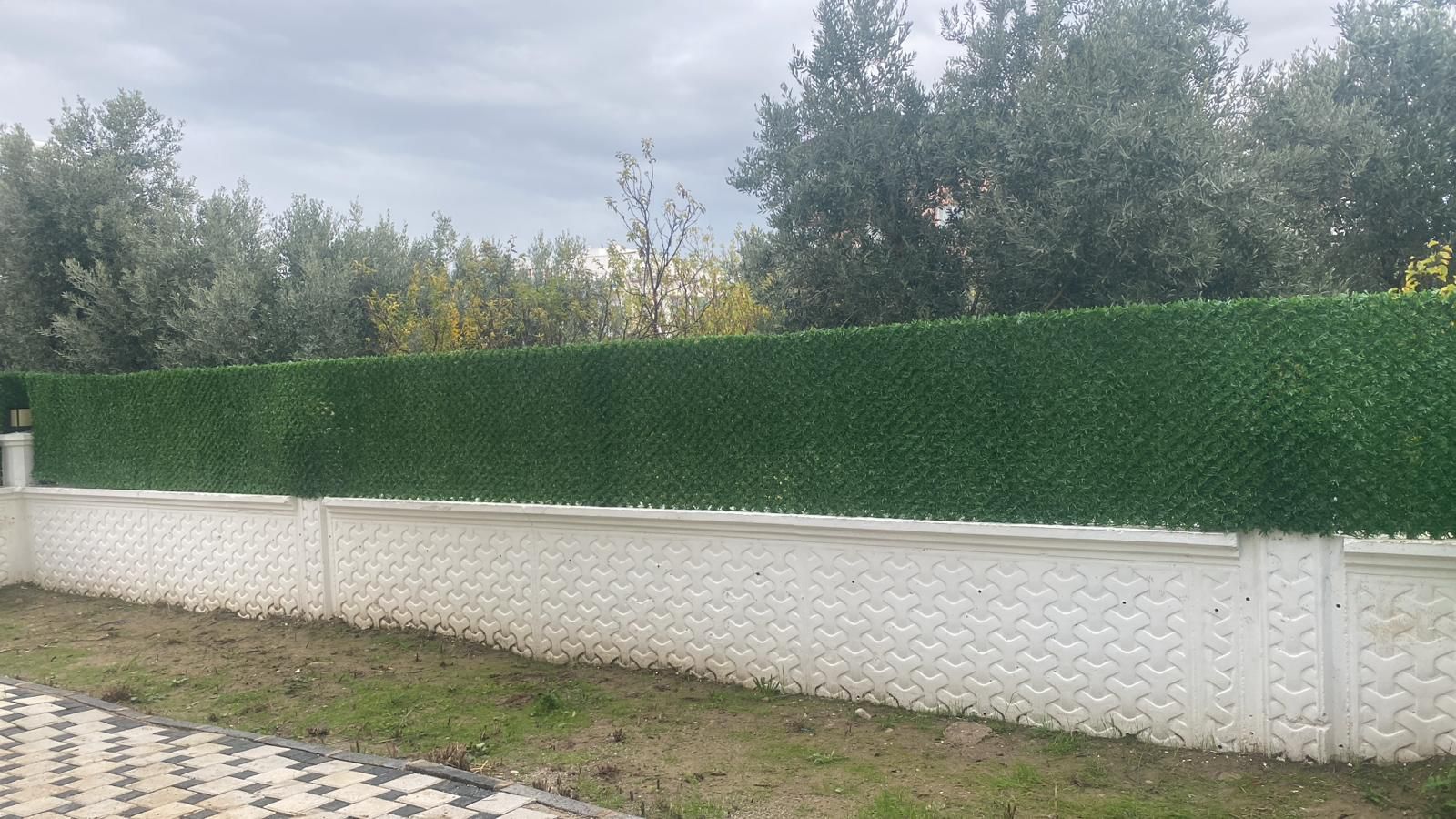 ( 120 cm x 14 mt ) Çim çit yeşil bahçe çiti çit teli örgü teli