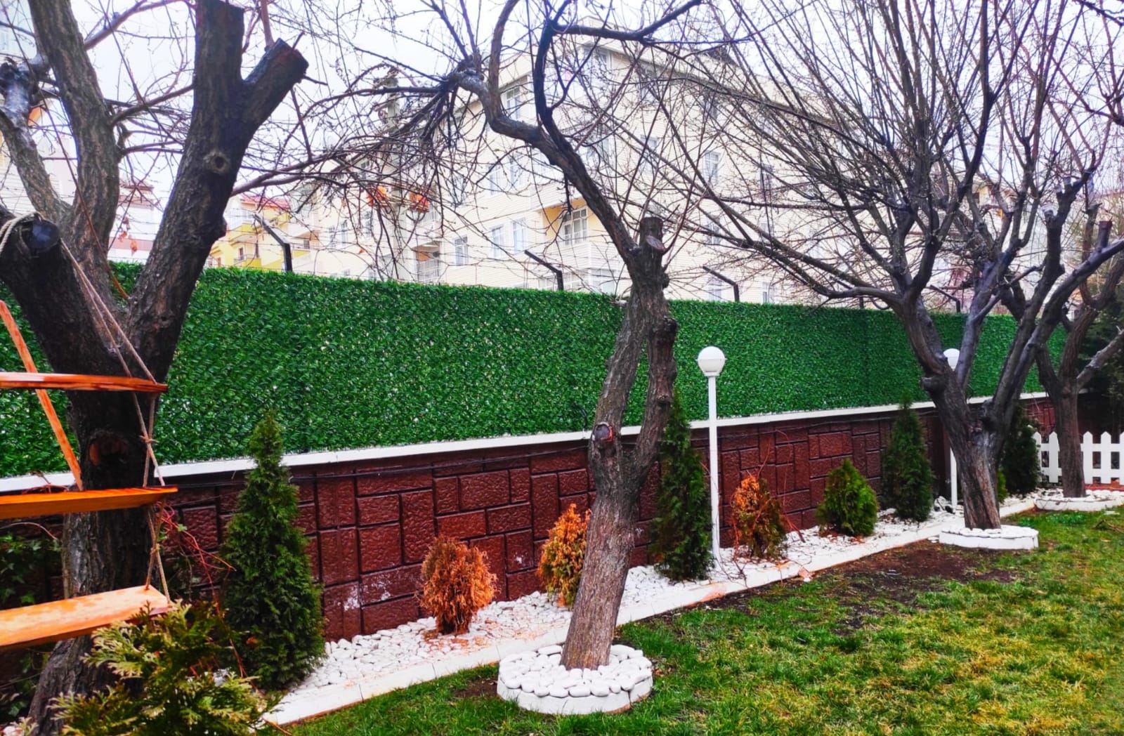 ( 100 cm x 8 mt ) Çim çit yeşil bahçe çiti çit teli örgü teli