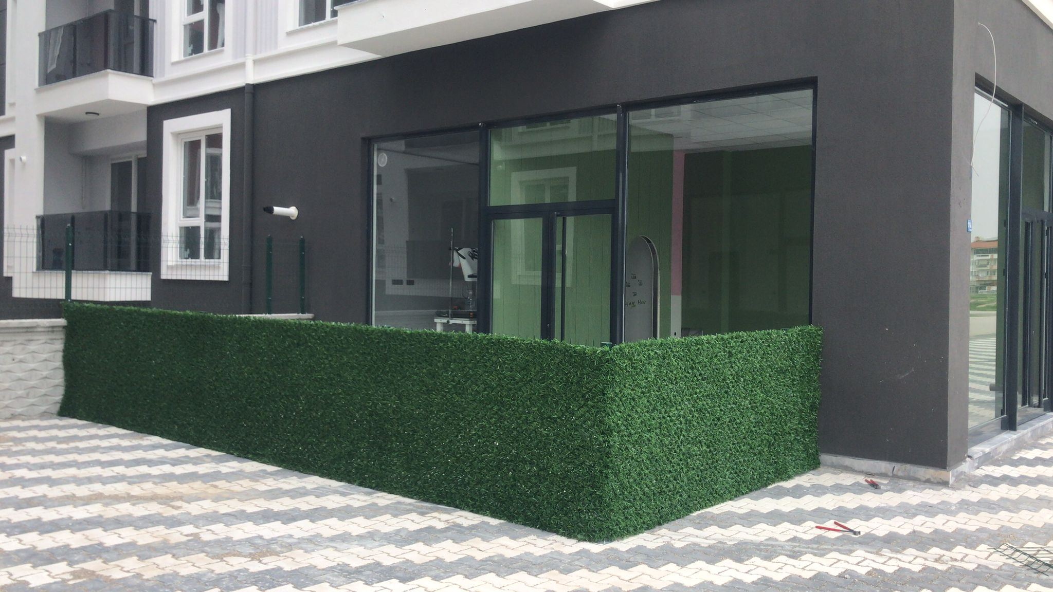 ( 100 cm x 12 mt ) Çim Çit yeşil bahçe teli çit teli