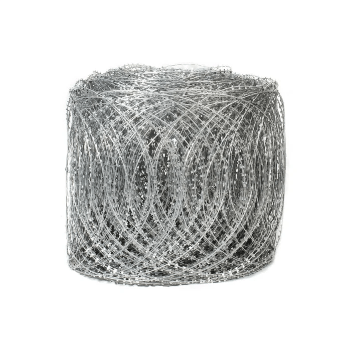 20 MT Düzlemsel Jiletli Tel 1. Kalite Galvaniz Dekoratif Bahçe Çiti