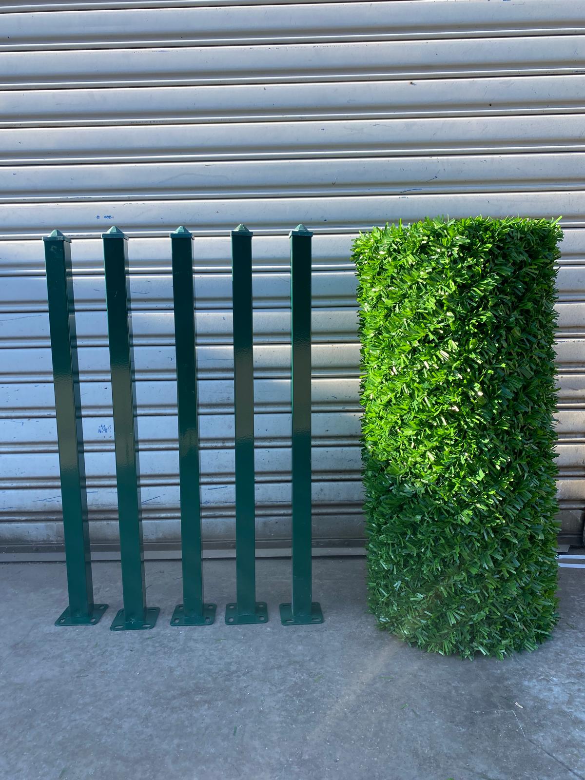 Çim çit 100 cm x 10 mt + 5 direk ( montaj için gerekli aksesuarlar dahil ) bahçe teli